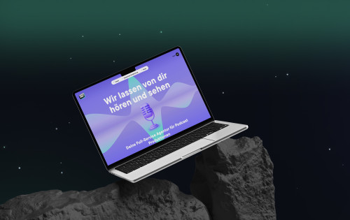 Nice Try Webseite auf Macbook